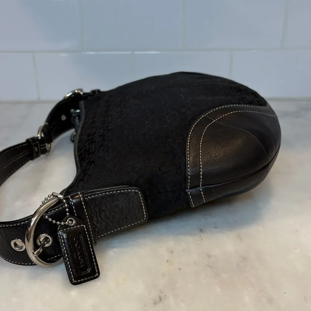 Coach Bag Purse Handbag Y2K Soho Hobo Vintage Jacquard Signature Mini Shoulder